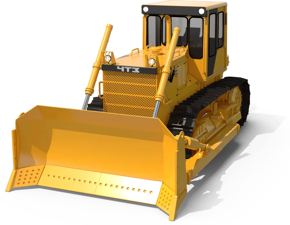 Yellow bulldozer illustration representing CStille Excavation equipment for land clearing and site prep